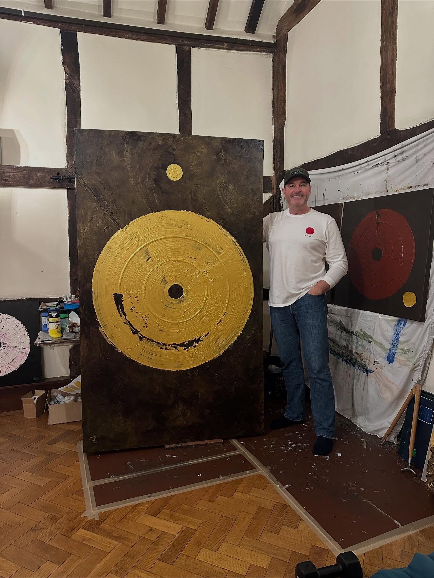 Michael Nagle in his studio